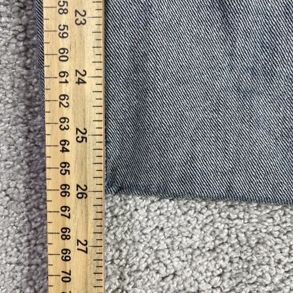 Kate Spade X Target Jeans Women’s 0 Blue Wide Leg Mid-Rise Dark Wash Cuffed - Picture 9 of 11